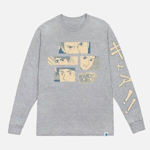 Mr Beast Anime Gaming Long‎ Sleeve Tee, Adult Size Medium